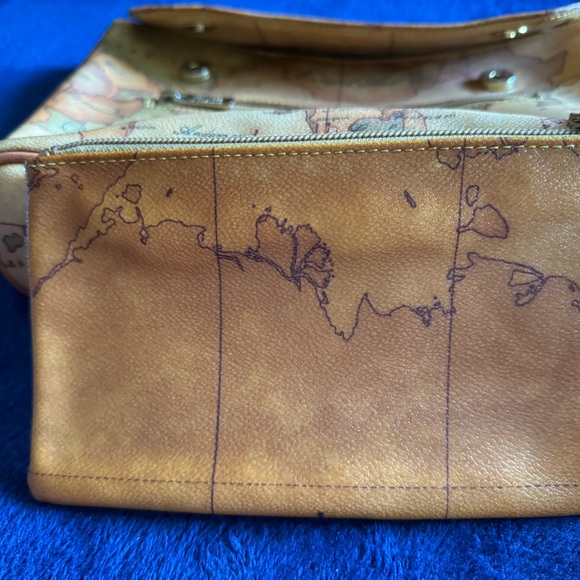 Alveiro Martini Purse Map Design Brown, vgc, with bonus! - Picture 9 of 13